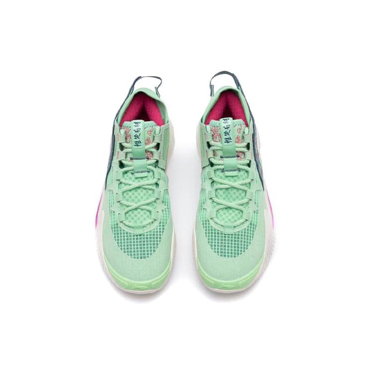 Li Ning Reverse 2 Low Cushioning Anti-Slip Durable Support Мужские кроссовки Изумрудно-зеленый ABFR005-10