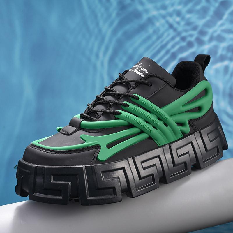 Men Shoes Casual Sports Shoes Non-slip Shoe Soft Comfortable Sneaker Platform Shoes Increase Casual Men's Shoes 39-45