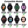 Straps for Samsung Galaxy watch 7/FE/5 Pro/4/6/6 classic 44mm 40mm 45mm Silicone sport belt bracelet correa Galaxy watch 7 Band