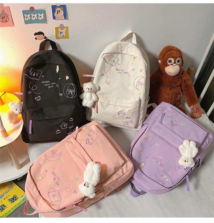 Милый рюкзак в корейском стиле Ulzzang Harajuku для девочек средних и старших классов