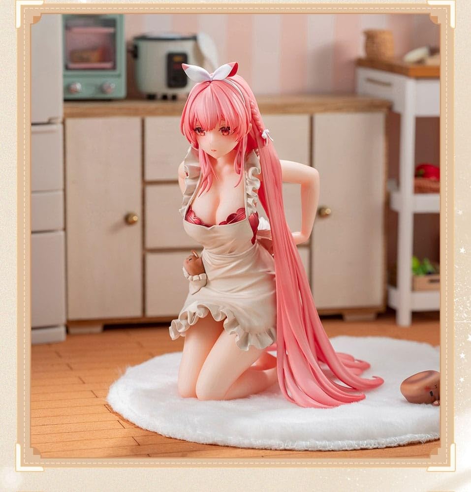 AniMester Белый Кролик Росу Фартук Масштаб ПВХ АБС Окрашенный Полная Фигурка Вер. 1/7 и