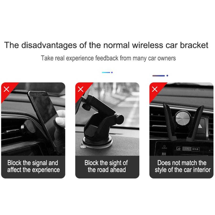 Automatically Open Close Infrared Touch Car Wireless Charger Mobile Phone Holder