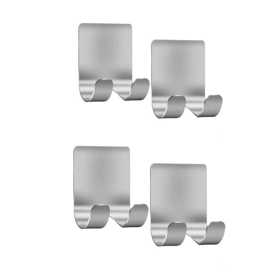 2 шт. Держатель для бритвы из нержавеющей стали, мужской, для бритья, подставка для бритвы, полка, стойка для хранения бритвы для бритья, крючок-органайзер для ванной комнаты