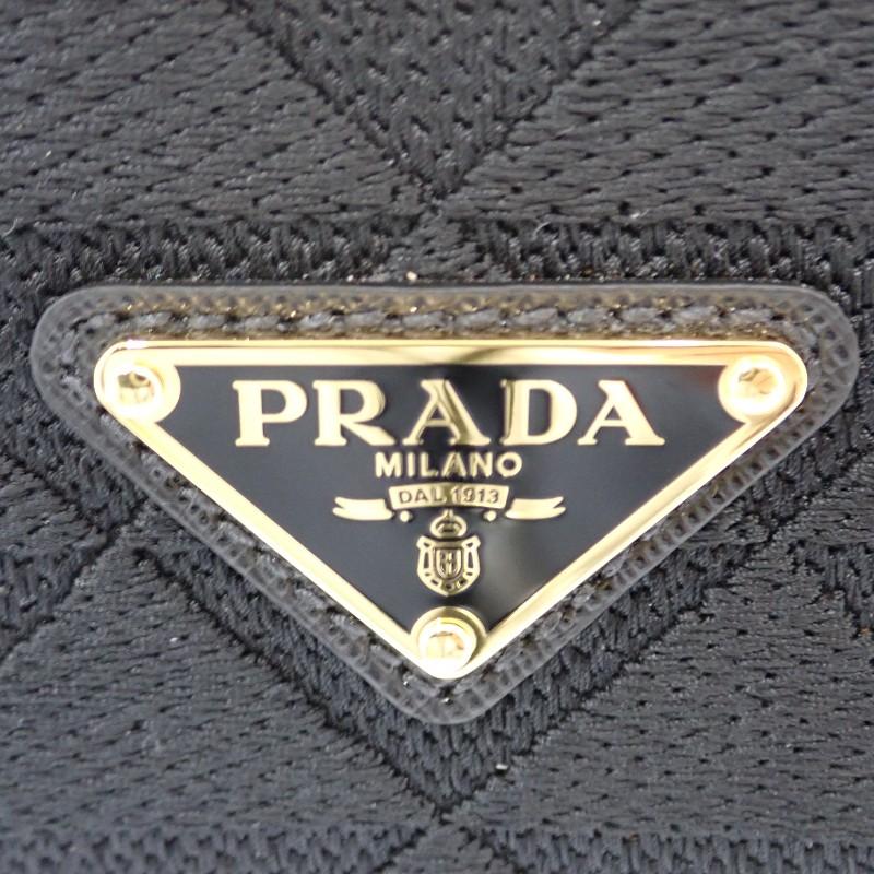 Prada 2VH069 Сумка через плечо черный полиэстер/сафьян мужская