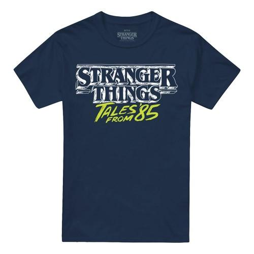 Stranger Things: Tales from ´85 Unisex Adult Two Tone Logo T-Shirt