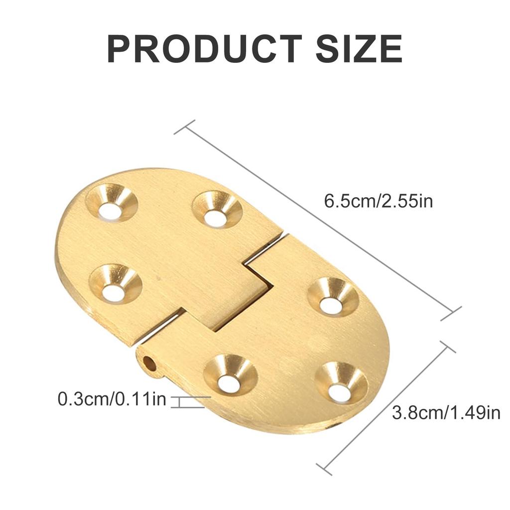 2 шт. прочных латунных петли для подноса Butlers, комплект с круглыми краями, включая винты, украшение для дома, дверца шкафа, ежедневное использование