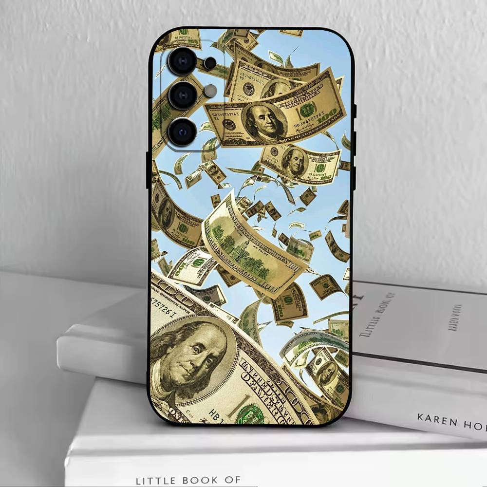 Чехол для телефона The-Money-M для Samsung S25, S24, S21, S22, S23, S30, Ultra, S20, Plus, Fe, Мягкий силиконовый черный чехол