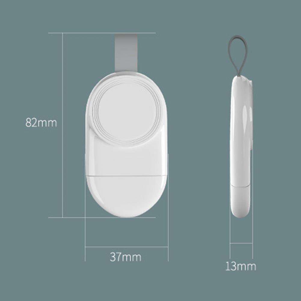 Беспроводное зарядное устройство Портативная быстрая зарядка USB/Type C для смарт-часов Магнитная присоска для зарядки док-станция для i Watch