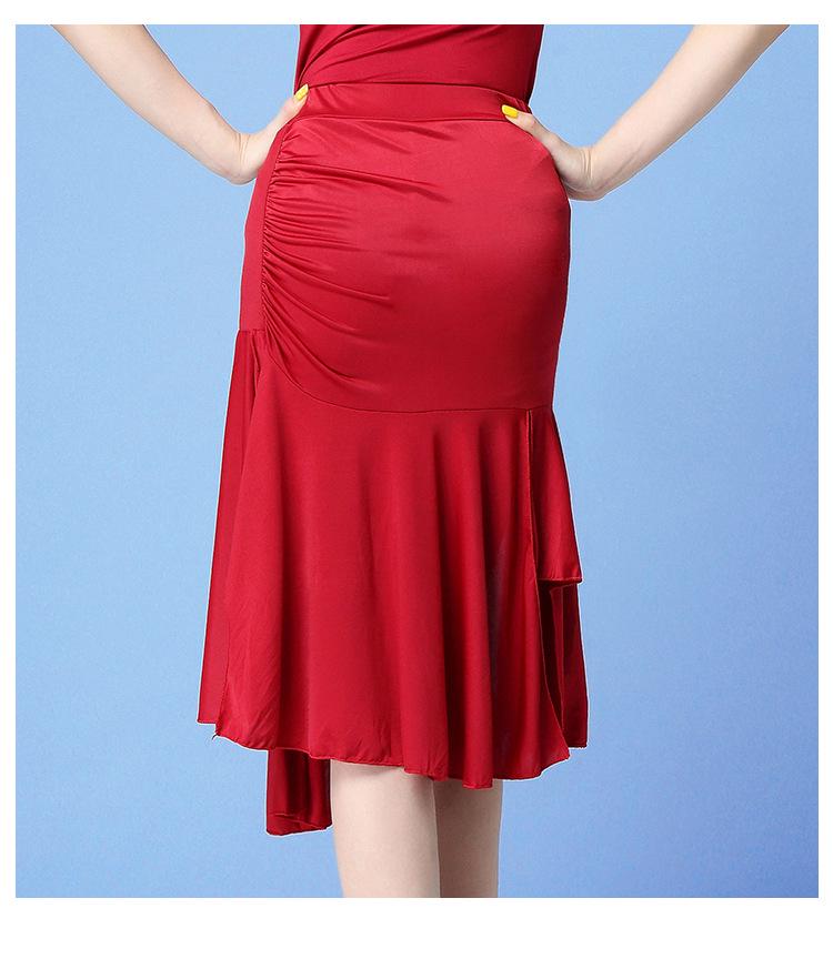 Женская юбка с бахромой для латиноамериканских танцев Huayu для практики и выступлений