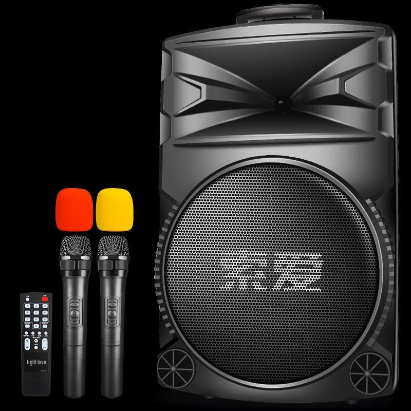 SOAIY A89WM 12-inch Portable KTV Trolley Speaker