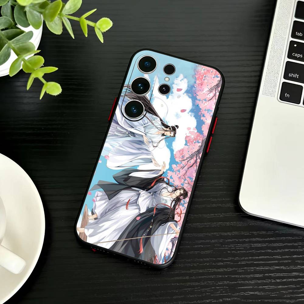 Чехол для телефона Grandmaster M-Демоническое Культивирование для Samsung S26, S25, S24, S23, S22, S21, S20, Ultra, Plus, FE Черный Мягкий Чехол
