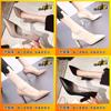 High Heel Pointed Toe Mary Jane Shoes With Rubber Sole For Work And Office Use