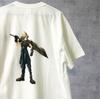Футболка Final Fantasy VII Клауд Страйф Мужская Женская Топ 90-х Игровой Топ Мужская Женская Футболка Топ Репринт S-4XL