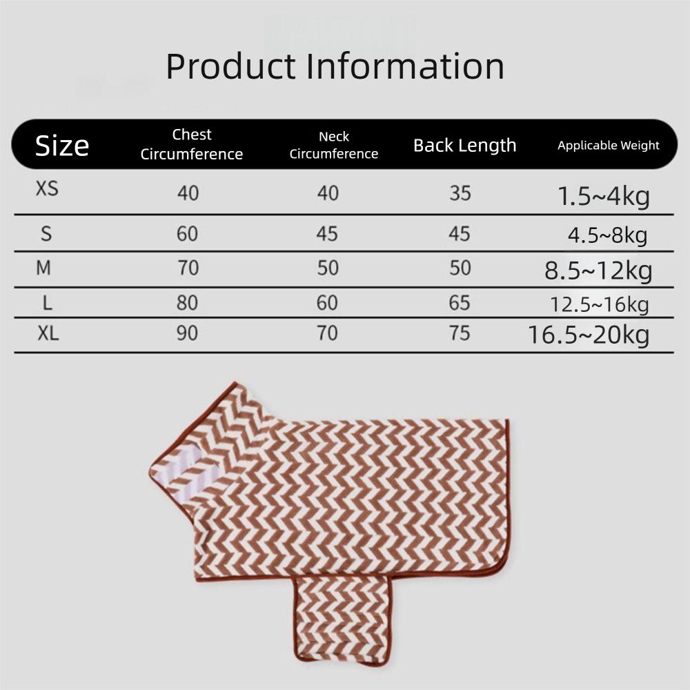 Keeping Warm Pet Absorbent Towel Microfibre Dog Drying Coats Dog Bath Robe For Dogs Cats