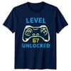 Level 67 Unlocked TShirt Retro Gaming Gaming 67th Birthday