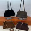 And Hot Item Frosted Leather TR Peggy Underarm Handheld Bag Minimalist High-end All-match Single-shoulder Horse-bit Bag