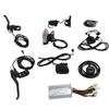 Electric Bike Conversion Kit 36V 48V Universal 17A Controller GD01 Panel Thumb Throttle Light Kit