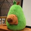 New Creative Cute Avocado Capybara Plush Toys Kapibala Doll Children's Doll Gift