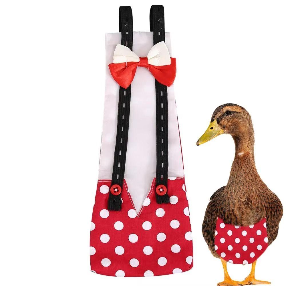 Cute Pet Duck Diaper Wearable Poultry Costume Washable Goose Flight Suits Poultry Supplies