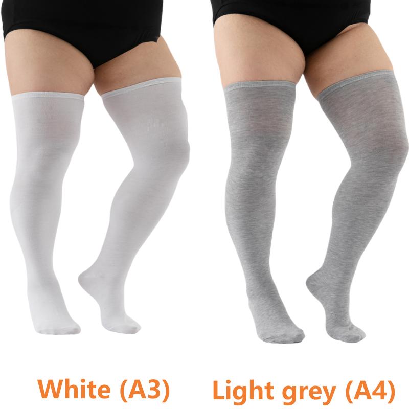 Эластичные гольфы больших размеров, большие носки до бедра, длинные носки XXXL, женские носки, гетры