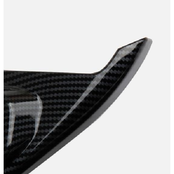 Carbon Fiber Style Interior Door Triangle A Pillar Cover Trim Fit For Acura MDX