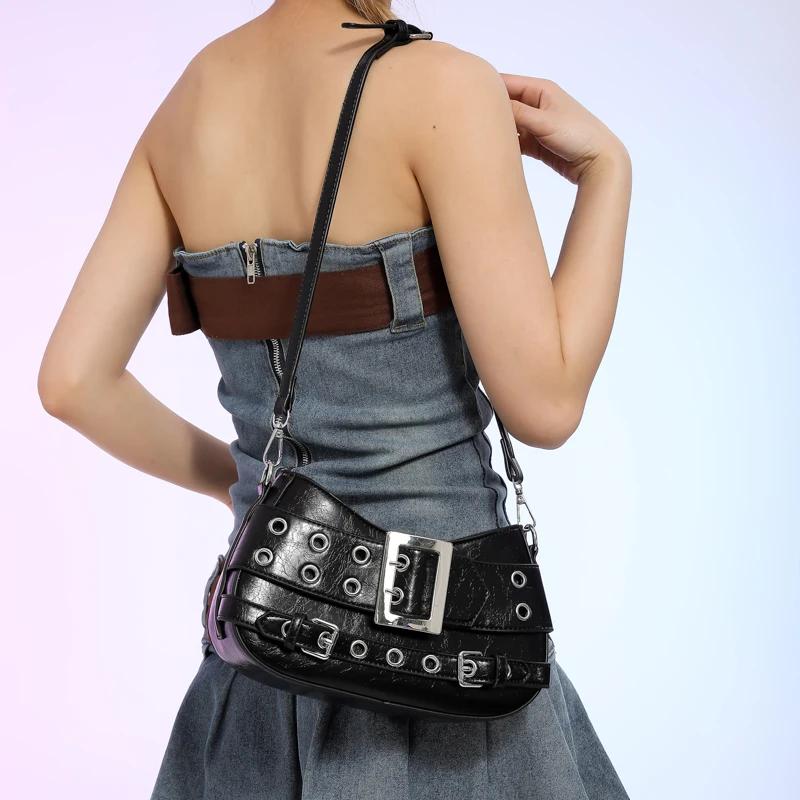 Простая женская сумка через плечо большой емкости, фактурные сумки в западном стиле, роскошная дизайнерская сумка-мессенджер, индивидуальный тренд