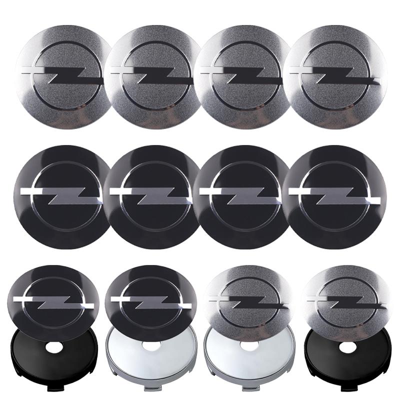 4Pcs 56/60MM Car Styling Aluminum Wheel Center Hub Cap Stickers For Opel Corsa Astra Insignia OPC Corsa Mokka Vectra Accessories agg666