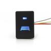 Car Driving Lamp LED Light Bar Power On Off Push Switch Fit for Toyota Hilux Fortuner 2017 2021 2022