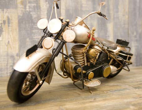 Винтажный жестяной объект "Старый велосипед", Высота 21 см, Длина 41 см, Глубина 14 см, 1104E-2344, Интерьер, Мотоцикл, Ретро, Интерьер, Американские товары