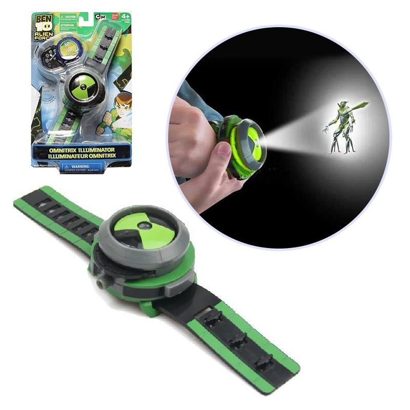 Захватывающие часы-проектор Ben 10 Alien Force Omnitrix Illuminator, подарок для детей