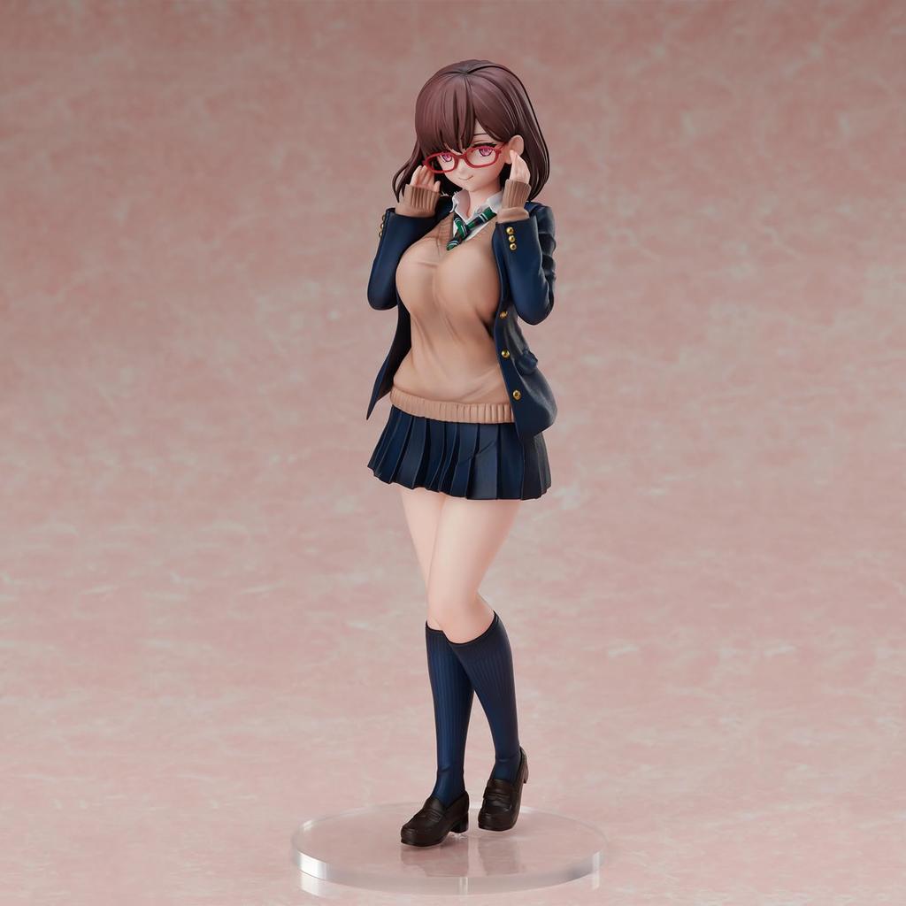 Daiki Kase's Illustration "Megane JK-san" Non-scale PVC & ABS Pre-painted Completed Figure