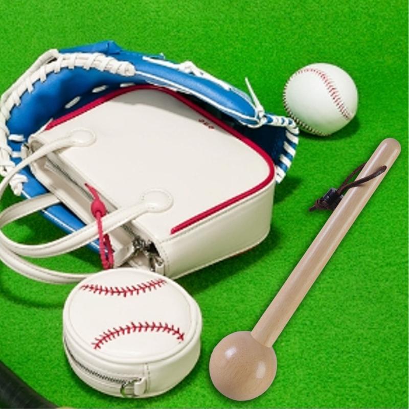 Wood Baseball Glove Mallet Baseball Accessory Wood Baseball Mallet for Baseball Enthusiasts Training and Practices
