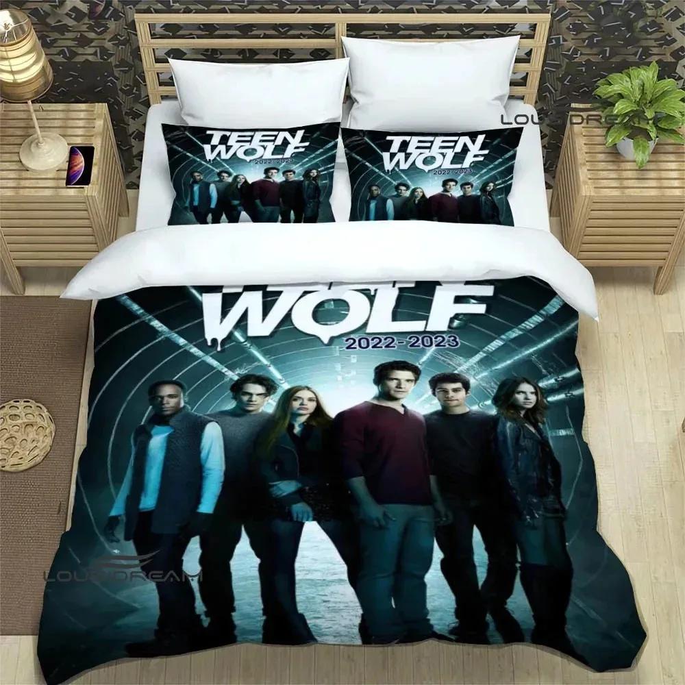 Teen Wolf Printed Bedding Sets exquisite bed supplies set duvet cover bed comforter set bedding set luxury birthday gift