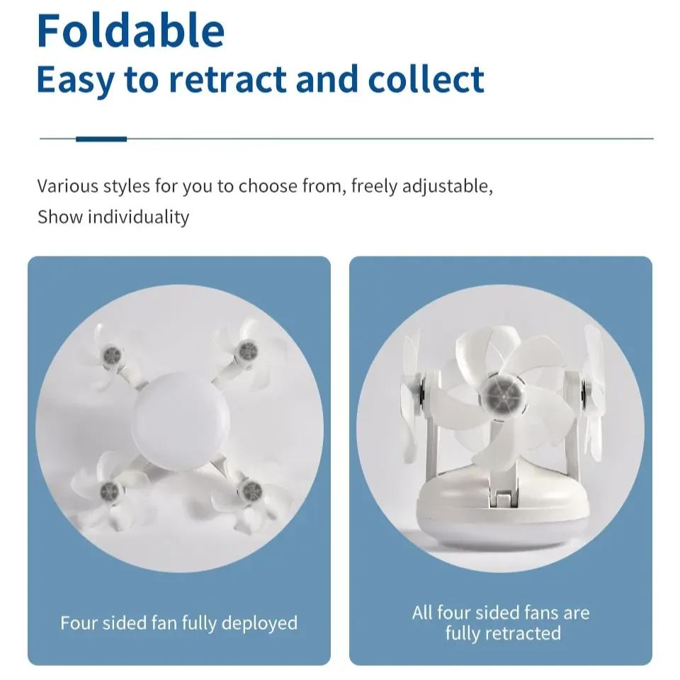 2-в-1 60 Вт Вентилятор-светильник E27 Дизайн дрона Потолочный вентилятор-светильник с пультом управления AC85-265 В Лампа-вентилятор для дома, ресторана