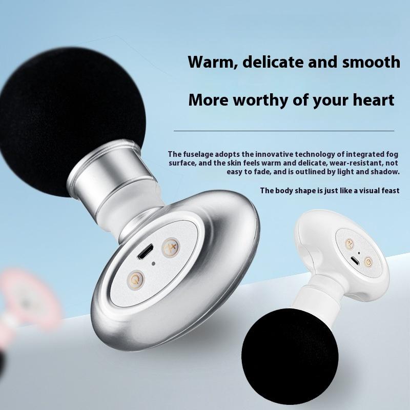 Портативный мини беспроводной массажный пистолет для дома, электрический, спортивный, ручной, фасциальный пистолет, вибрационный массажер для мышц и глубоких тканей тела для фитнеса