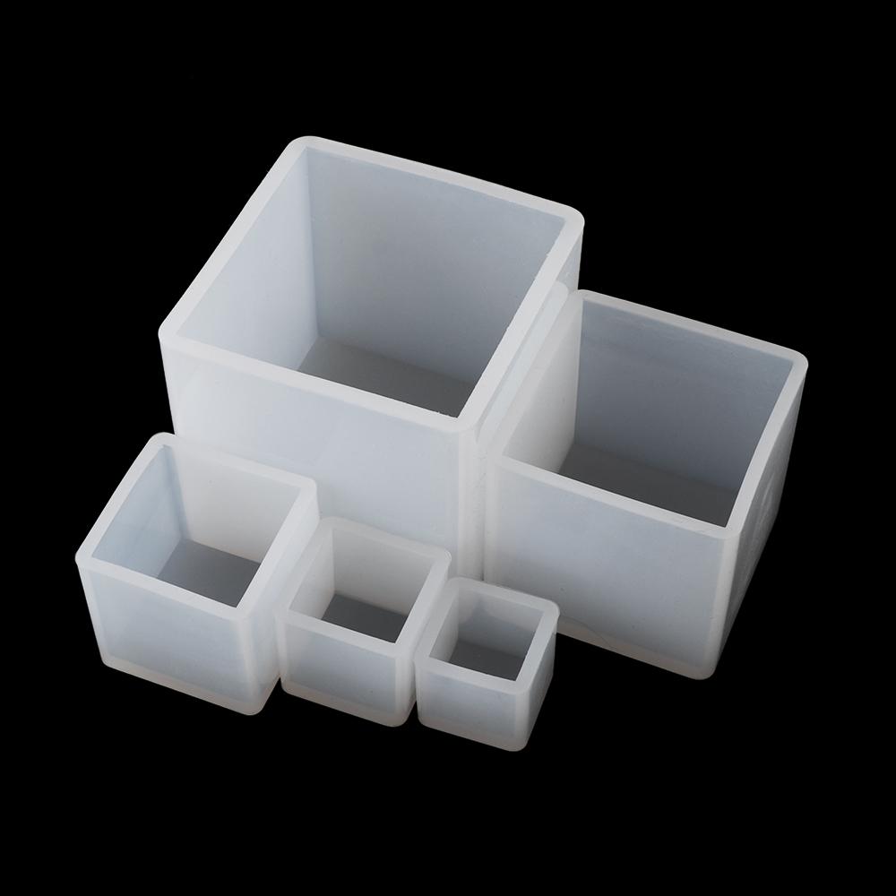 DIY Craft Подвеска УФ эпоксидная смола Инструменты для изготовления ювелирных изделий Форма из смолы Силиконовая форма Формы-кубы