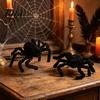 Party Favors for Trick or Treaters Halloween Giant Spider Web Decorations, Large Fake Furry Stretchable Supplies Outdoor, Indoor, Yard, Home, Haunted