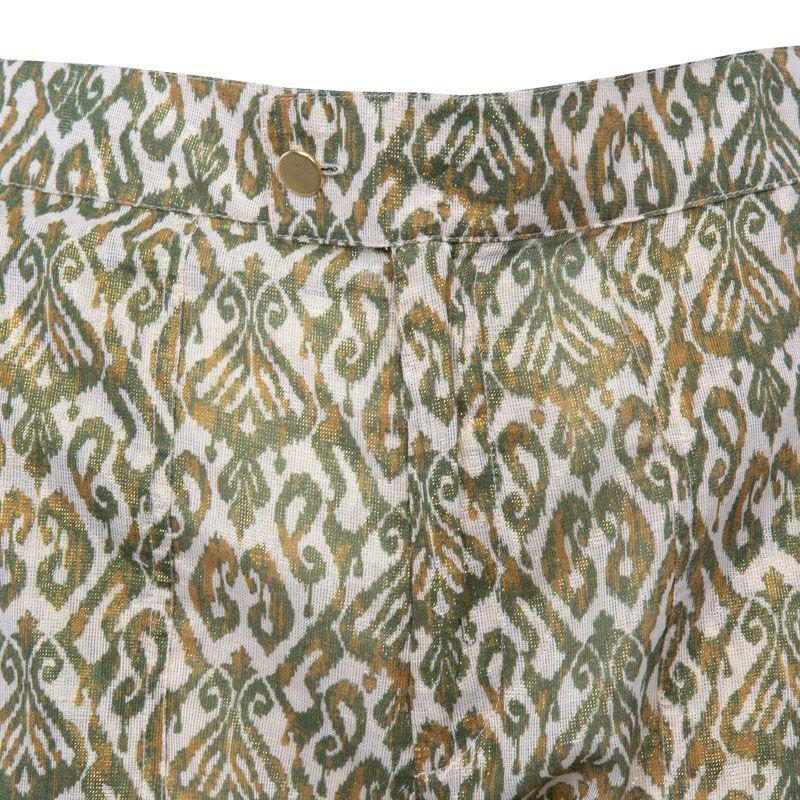 Женские брюки цвета хаки с принтом Pamina LA PETITE ETOILE