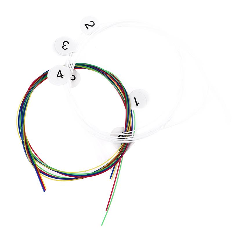 Набор цветных нейлоновых струн для укулеле, 4 шт., для укулеле 21/23/26 дюймов, аксессуары для гитары