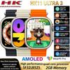 HK11 ULTRA 3 AMOLED Умные часы Мужские Женские ChatGPT NFC Компас Фотоальбом Пульс Bluetooth-звонок Спортивные Умные часы Обновленные
