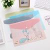 File Bag Cartoon Animal Cute Translucent PVC Folder Organizer Office School Supplies Student Stationery