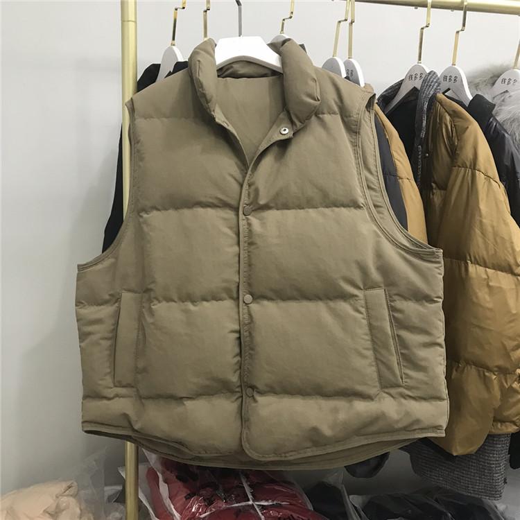 Осенний новый продукт легкий пуховый жилет женский короткий стоячий воротник пуховик женский пуховый жилет женская верхняя одежда