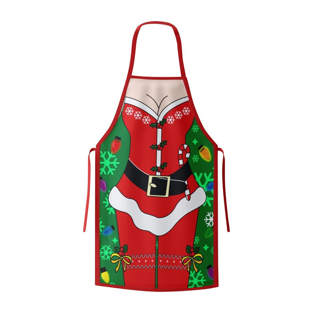 Christmas Apron: And Claus Design Home Kitchen Apron Christmas Decorations