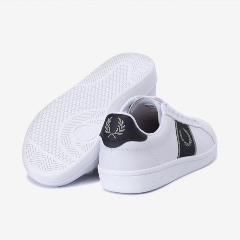 Fred Perry Мужские кожаные кроссовки Фирменная тесьма B721