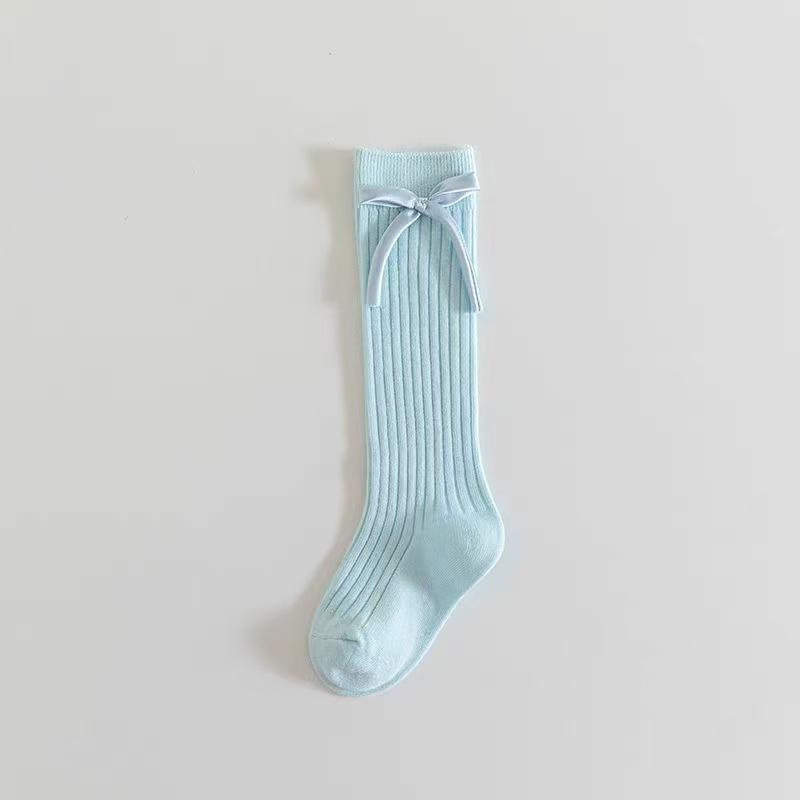 1 Pair Girls Cotton Bow Tube Socks Soft Breathable Candy Princess Kids School Socks For Children Fashion Wear