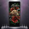 Черный мягкий чехол для Xiaomi Mi Poco X3 NFC 10T Pro 11 11T Note 10 Lite 9T M3 F3 A2 F1, чехол из ТПУ для мобильного телефона, розовый скелет, череп