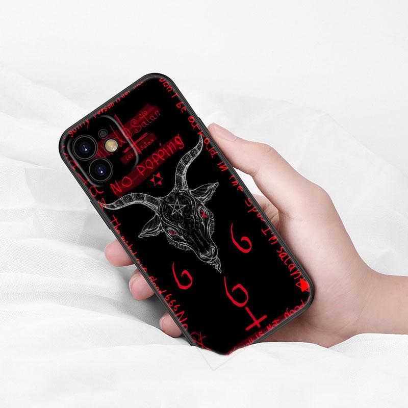 Чехол для телефона «Демонический сатанинский» для iPhone Samsung Galaxy Redmi Xiaomi Oppo OnePlus Note SA 7 8 9 10 11 12 13 14 20 21 22 23 53 54 Pro Max Plus Ultra