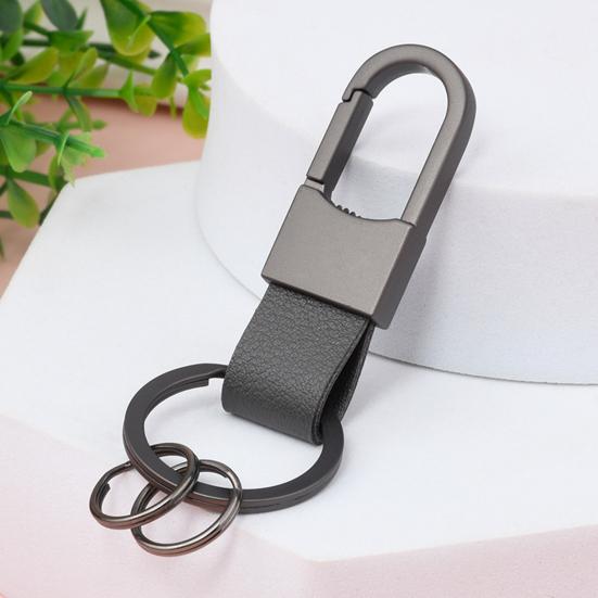 Изысканный антикоррозийный брелок для ключей, мужской деловой брелок для ключей, украшение для рюкзака
