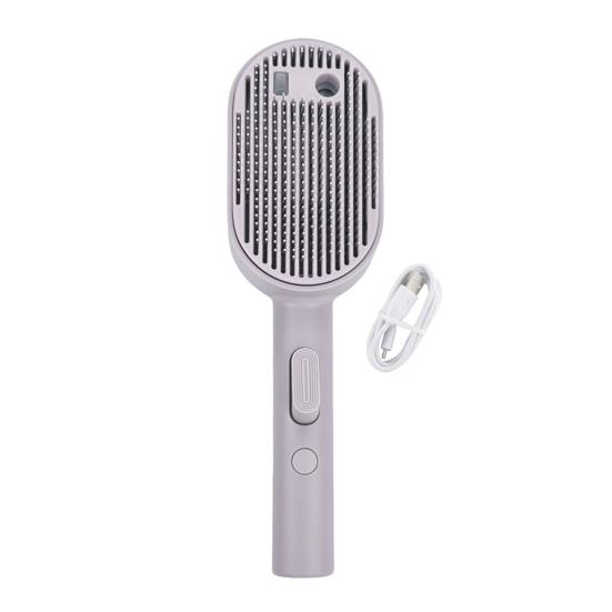 Распыляющая щетка для собак 3 в 1 Самоочищающаяся щетка для кошек Распылитель тумана Антистатическая массажная щетка Перезаряжаемая расческа для ухода за шерстью Длинношерстных Короткошерстных Животных