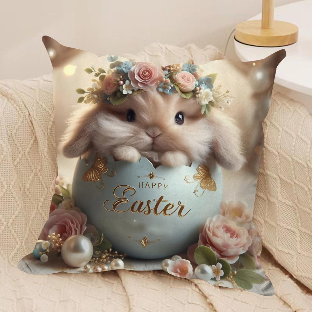 Good Christ funny Jesus Cushion Cover Silky Short Plush Invisible Zipper Dustproof Sofa Pillow Case for Home Decor
